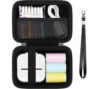 MEVRONISSHOP-tui pour imprimante d'autocollants compatible avec Memoking T02/pour iDPRT/pour Phomemo/pour Anycash/pour Ponek/pour Cabaro Mini imprimante autocollante, Print Pods Mini sac de rangement