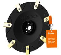 MEVRONISSHOP-Tuning tondeuses-robots - Disque rotatif compatible avec Husqvarna Automower 305 310 315x 405 410 415x 535 AWD - Disque de lame pour 7X lames - Disque de lame renforcé de fib