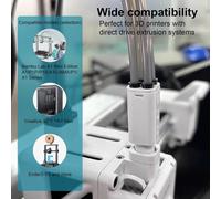 MEVRONISSHOP-Tuyau PTFE de 10 m x 4 mm x 2,5 mm avec cutter, (4 mm OD / 2,5 mm ID) Tuyau PTFE 1,75 mm pour imprimante 3D Bambu Lab A1/A1 mini/P1P/P1S/X1C, K1/K1 Max/Ender 3 V3