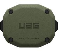 MEVRONISSHOP-URBAN ARMOR GEAR UAG Compatible avec AirTag Case Essential Armor - Coque rigide à 2 voies pour bagages et sacs, résistante à l'eau, anti-perte, ultra sécurisée, olive