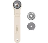 Mevronisshop-Vaessen Creative Cutter Rotatif, Avec 3 Lames, Pour Gauchers Et Droitiers, Pour Le Tissu, Le Papier, Le Cuir, La Feutrine, Le Papier Cartonné Et D¿Autres Matériaux De Loisirs Créatifs