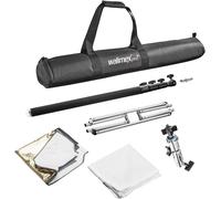 MEVRONISSHOP-Walimex Pro Panneau diffuseur 5 en 1 Pliable 90 + Grip