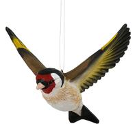 Mevronisshop-Wildlife Garden - Wg4442 ¿ Oiseau Décoratif En Bois Sculpté À La Main, Longueur : 10,5 Cm, Largeur : 12 Cm, Hauteur : 7,5 Cm.