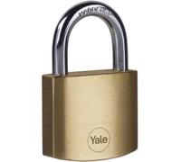 MEVRONISSHOP-Y110B/40/122/1 - Cadenas laiton 40 mm, anse acier cémenté, 3 clés - Pour Casier Scolaire Ecole, Vestiaire, Cave, Remise, Armoire, 40mm