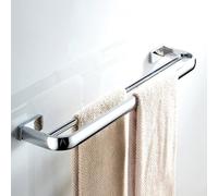 MEVZHH Accessoires de Salle Den Blancs Modernes Ensemble Avec Barre de Serviettes Porte-Papier Vêtements Crochets Brosse de Toilette Savon Plateau Porte-Serviettes Kit de Matériel Complet Pour La Réno
