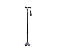 MEVZHH Bâton À Pied Bâtons À Pied, Base de 3 Jambes, Ajustée Hauteur-Télescopen Alumihandicap Aide Médicale Aînéedérapage Béquilles de Marcheur Pliant Béquilleswooden Présent
