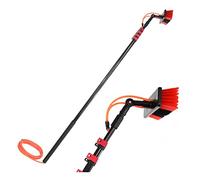 MEVZHH Brosses, Kit de Nettoyage de Poteau de Nettoyage de Fenêtre Équipement de Brosse de Nettoyage de Poteau D'Eau/Tuyau Outils de Nettoyage Extérieurs Extensibles 3.6M -10.8M Panneaux Photovoltaïqu