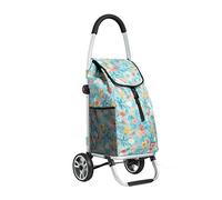 MEVZHH Camions À Main Mobiles Panier D'Achat, Panier D'Épicerie Pliant Étanche Vieilletite Remorque, Panier Portable À Tige de Poussée, Alliage D'Aluminium, Chariot Pliant Avec Escaliers Et Chariots É
