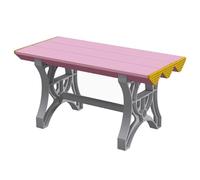 MEVZHH Capacité de Tabouret de Table À Changer Imperméable Banque de Vanité Piscines Salles Dens D'École Casiers D'Usine Polyvalents Faciles À Nettoyer/Rose/Loueur 120Cm