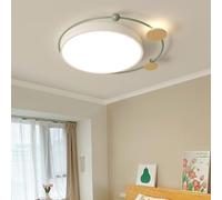MEVZHH Chandeliers, 45 Cmde Plafond Vert Éclairage de Plafond Moderne À Variateur Chambre À Coucher Salle de Séjour Chambre D'Enfant Led Avec Télécommandepension Fixation Rond Panneaux Ultra-Fins Lumi