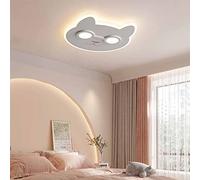 MEVZHH Chandeliers,De Plafond Led À Intensité Variable Pour Chambre D'Enfant Avec Télécommande,Pour Enfant, Panneaux de Chat Cartoon,De Plafond Pour Chambre, Salon, Salle À Manger, Bureau, 42 Cm, Créa