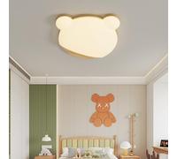 MEVZHH Chandeliers, Plafonnier Led Pour Chambre D'Enfant, Blanc, Avec Télécommande, Chambre À Coucher, Salon, Chambre de Fille, Chambre de Garçon, Bureau, Ours Cartoon,Pour Enfant, En Acrylultra-Fin,
