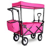 MEVZHH Chariot de Camions Mobiles À Main Foldiportable Shoppicart Outdoor Four-Wheel Chariot Multi-Fonction Campifishitrailer Chariots de Supermarché Portables Ménagers/E