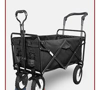 MEVZHH Chariot de Pique-Nen Plein Air Campichariot de Déplacement Supermarché Shoppiépicerie Shoppipliable Main Pousser Remorque Chariot Portable Au Sol Pousser Chariot Pliable/A