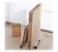 MEVZHH Chariots, Chariot de Stockage En Carton Lourd Avec Roues - Rack En Acier Au Carbpour L'Emballage Et Les Boîtes Express/Blanc/31 * 26 * 43 Cm