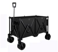MEVZHH Chariots, Chariot de Wagon Pliant Wagon de Plage Chariot Pliant Pliable Grand Panier Portable Avec Roues Poignée Réglable Et Porte-Boissons Pour Le Jardin Commercial Jardin En Plein Air Wagon d