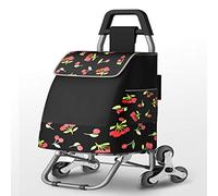 MEVZHH Chariots de Main Mobiles, Chariots de Shopping, Trolleys Portables Pour Foyer, Chariots de Bagages Pliables, Escaliers Légers, Sacos À Main Pliables, Chariots de Shoppipliables, Trolleys de Sho