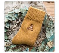 MEVZHH Chaussettes Chaudes, Chaussettes Féminines, Chaussettes D'Hiver Épaisses, Chaussettes En Tube, Chaussettes D'Institut Coréen,/2/E Taille