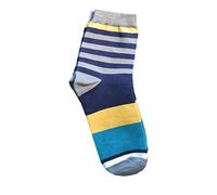 MEVZHH Chaussettes de Compression Pour Hommes,Chaussettes de Coton Noires À Cheville Pour Hommes,Chaussettes de Basket-Ball Pour Homme/Bleu/M