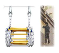 MEVZHH Escalier D'Échappement À L'Échelle Douce, Escalier de Sauvetage À Feu À L'Échelle de Corde Escalier D'Échappement À L'Incendie Pour Les Urgences Escalier Multifonctionnel Lourd