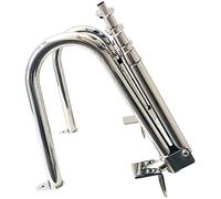 MEVZHH Escaliers, Télescopen Acier Inoxydable Télescop4 Étapes Bateau Marin Sous La Capacité de Ponton Extensible de Monture de Glissière de Plateforme 440 Livres Pour La Piscine Intérieure Du Yacht