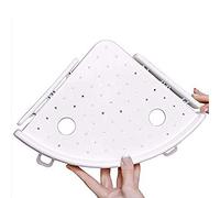 MEVZHH Étagère D'Angle Pour Salle Den Et Cuisine Nizer de Stockage Monté Au Mur Avec Crochets Installation Facile Rack D'Angle Économisant de L'Espace Pour L'Utilisation À La Maison Et Au Bureau