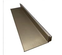 MEVZHH Étagères Flottantes, Étagère D'Affichage Flottante À Led Étagère Murale Moderne En Or Double Côté 60X23X7.5Cm Décor Élégant Idéal Pour Le Salon Chambre À Coucher Et Affichage de Bureau/Or/60X23