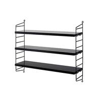 MEVZHH Étagères Flottantes, Étagères Murales Flottantes Industrielles Étagères En Bois Rustde 3Ux Pour Salon Chambre À Coucher Cuisine Entrée Et Bibliothèque/Néron/1