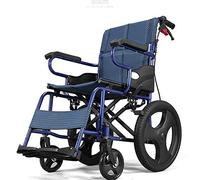 MEVZHH Fauteuil Roulant,Conduite En Fauteuil Roulant Pliant Léger,Fauteuil Roulant Aînétit Trolley Ultra-Léger Scooter Handicapé Voyage Aîné Portable,Portable