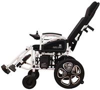 MEVZHH Fauteuils Roulants, Fauteuil Roulant Pliable Léger Avec Dossier Inclinable Et Voyage Motorisé Portable À Double Fonction, Voyage Pour Lesrsonnes Handicapées Et Lesrsonnes Âgées