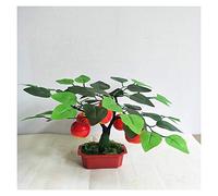 MEVZHH Fleurs Artificielles, Arbre D'Oranger Artificiel Artificiel En Pot Fruit Artificiel En Pot Fausse Plante D'Arbre Fruitier Bonsai Fausse Plante Avec Pot En Plastpour La Décoration Du Jardin Du B