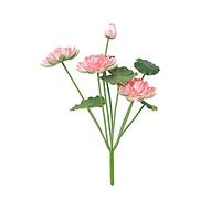 MEVZHH Fleurs Artificielles, Artificiel Réaliste Coussinets de Lys D'Eau Feuilles Flottant Mousse Pour Jardin Koi Poisson Étaaquarium Piscine Décor de Mariage Fausses Fleurs/C. B/1