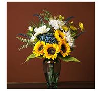 MEVZHH Fleurs Artificielles, Bouquet de Main Décoration Boutsalle Dens Bureau Décoration Fleurs de Simulation Fleurs Séchées Salon Hotel Layout Fausses Fleurs/D