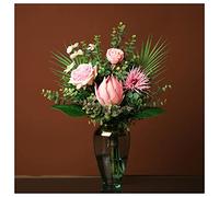 MEVZHH Fleurs Artificielles, Bouquet de Main Décoration Boutsalle Dens Bureau Décoration Fleurs de Simulation Fleurs Séchées Salon Hotel Layout Fausses Fleurs/C