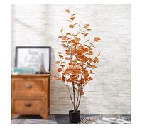 MEVZHH Fleurs Artificielles, Plantes Artificielles Élégant Simulation D'Arbre D'Eucalyptus, 120 Cm Plante Verte Artificielle Plantes En Pot, À La Fois À L'Intérieur Et À L'Extérieur, Deux Couleurs Son