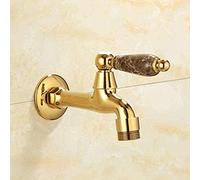 MEVZHH Jardin Du Robinet Jade Naturel Européen Cuivre Et Orà Laver Principale Bouche Du Robinet Jardin Robinet de Cuisine Extérieure