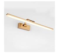 MEVZHH Lampes de Miroir Den,Led Mirror Front Lights,Matériel Européen Américain À Économie D'Énergie Lavabo de Salle Den Acrylsimple Vanity Mirror Cabinetp Wall Light/Neutral Light / 51Cm