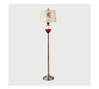 MEVZHH Lampes de Plancher, Led Vertical Style Européen Salon Chambre À Coucher Modernemalistede Bord de Lit Lumière Debout En Verre