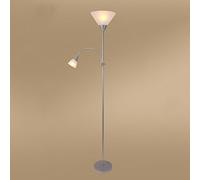 MEVZHH Lampes de Plancher,Ledde Plancher Verticales de Plancher Contemporaines Et Enfants Standard,Lumière Debout/Blanche/Argent, Blanc
