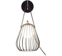 MEVZHH Lampes Murales,Murale En Fer -D'Éclairage de Lanterne En Verre Moderne, G9 Compatible Poure Utilisation Intérieure Dans La Chambre À Coucher, Le Salon, Le Bureau, L'Entrée Et L'Escalier - Parfa