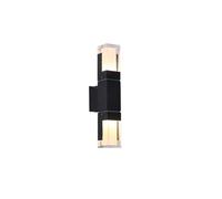 MEVZHH Lampes Murales,Murale Extérieure Simple Rectangulairemurale Imperméable À La Pluie Et Inoxydable Noir Éclairage de Jardin Sauvage Wall Sconce A Mené La Source de Lumière Économie D'Énergie À L'