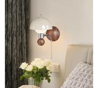 MEVZHH Lampes Murales,Murale Réglable Créative Avec Interrupteur de Cordon de Tractionmurale de Côté Lit Moderne de Style Crème A Menémurale D'Enfant de Style Français À 3 Couleurs Pour Chambre D'Enfa