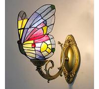 MEVZHH Lampes Murales, Papillon Wall Sconces,Il Kids Chambre Lumière de Nuit, Moderne Rétromurale Pour Salon Salle Dens Couloir Chambre À Coucher/1 Lumière D