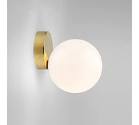 MEVZHH Lampes Murales,Sconce Murale Avec Ombre-Lamronde En Verre À Bille, Lumières Muralesmalistes Modernes Pour Café Chambre À Coucher Salle À Manger Salon Appareil Intérieur,Prise E27