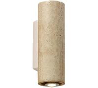 MEVZHH Lampes Murales, Travertine Jaune Naturel Wall Sconce - Élégant Côté Lit Et Salon Éclairage, Conception de Cylindre de 16 Cm Pour La Décoration de La Maison Et L'Ambiance Du Restaurant/Cylindre/