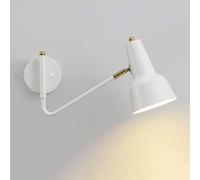 MEVZHH Lampes Muralesmurale de Chambre À Coucher Avec Commutateur, Lumière Murale Réglable En Métal Lobrasde Bord de Lit Lumières de Lecture Murales Industrielles Intérieures E27 Pour Salon Bureau Étu