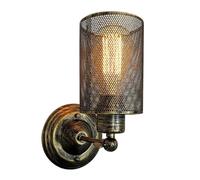 MEVZHH Lampes Muralesmurale Intérieure En Métalpesndues de Style Américain E27 Piédestal,De Montage Mural de Côté Lit de Chambre,Éclairage de Salon Sconce,Lanterne Murale de Balcon de Traversée Rétro,