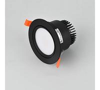 MEVZHH Lumières Murales,15W Imperméable Ip44 Spot Lights Pour Plafond, Led Plafond Encastré Downlight Spotlights, Chaud Blanc 3000K Downlights 1200Lm Cou90-95Mm, Décor Intérieurd'Accent Laver L'Éclair