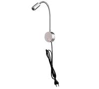 MEVZHH Lumières Murales, 3W Plug Inlumières Murales Lumière de Lecture Intérieure Au Bord Du Lit, Spotlights À Led Avec Interrupteur On/Offs Murales Pour Chambre À Coucher Bureau Workbench Studio/Lu