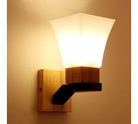 MEVZHH Lumières Murales, Led Log Wall Light Avec Ombre-Lamen Forme de Corne En Verre Lumières Murales E27 Socket Lumières Muralesmalistes Modernes Pour Couloir de Côté Lit de La Chambre